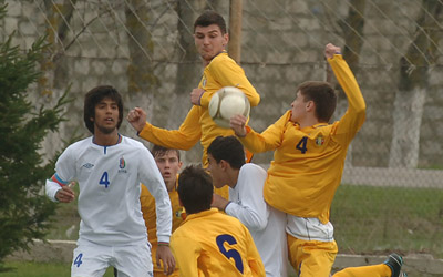 Сборная Молдовы U-19 проиграла в товарищеском матче сборной Украины U-19