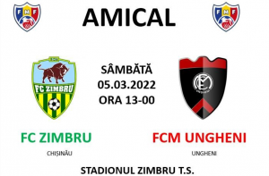 FCM "Унгень" проведёт спарринг с "Зимбру" FCM "Унгень" проведёт спарринг с "Зимбру"